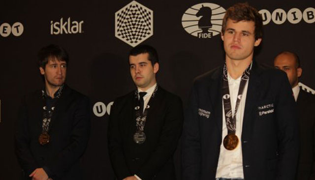 Magnus Carlsen, un rey rápido, aunque no invencible en Berlín