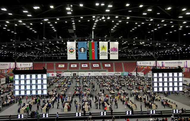 Sala de juego de la Olimpiada.