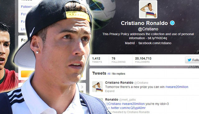Mundo loco: un post de Cristiano Ronaldo en redes sociales vale 1,6 millones de dólares