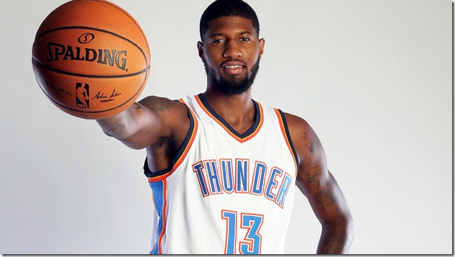 Paul George recibe una alfombra roja en Oklahoma City