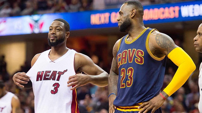 D-Wade y LeBron ganaron dos anillos en Miami