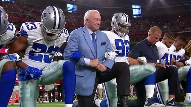 La NFL se arrodilla ante Donald Trump