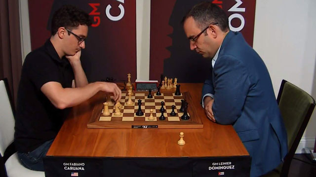 Leinier Domínguez impidió que Caruana ganara el torneo rápido en San Luis (III)