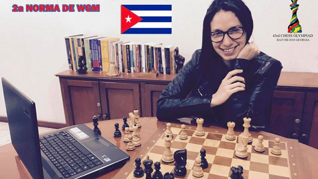 Olimpiada de ajedrez: Lisandra Llaudy salvó el día para Cuba (VII)