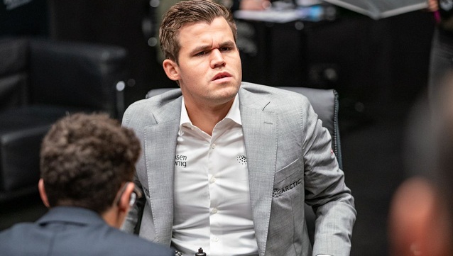 Carlsen salvó otra partida. Foto: Maria Emelianova/Chess.com