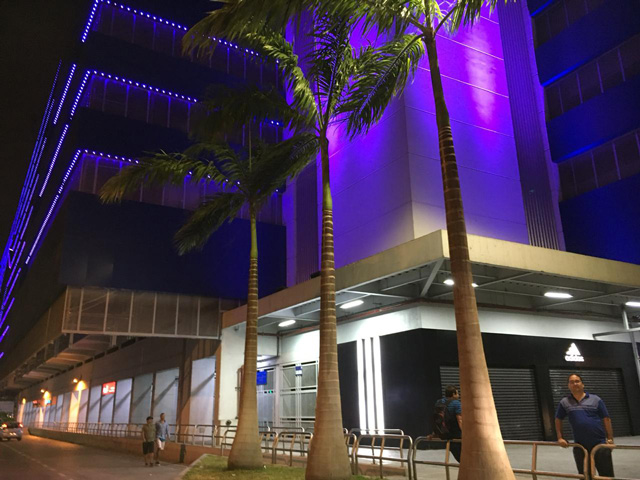 En el Estadio George Capwell, sede del Emelec, en Guayaquil