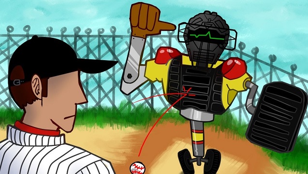 Robots para cantar bolas y strikes. Una mala jugada de MLB. Foto: StatePress