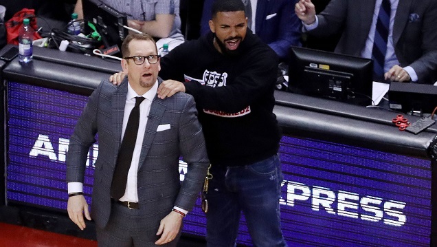 Drake y los Raptors vs. Golden State en la Final de la NBA