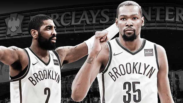 Kevin Durant y Kyrie Irving, dos nuevos fichajes de los Nets de Brooklyn