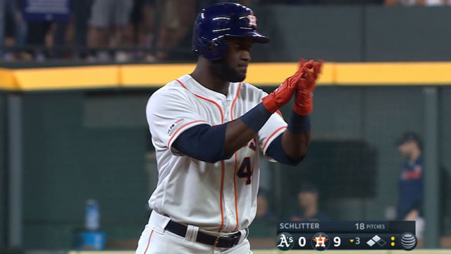 Yordan Álvarez ha causado sensación en su primer año en Grandes Ligas. Foto: sitio oficial de MLB