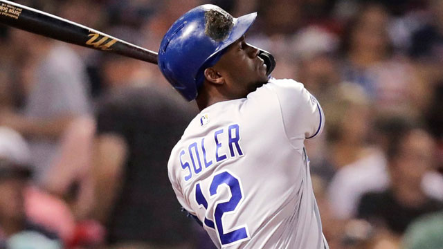 El cubano Jorge Soler podría convertirse en el líder de jonrones en la temporada 2019 de Grandes Ligas