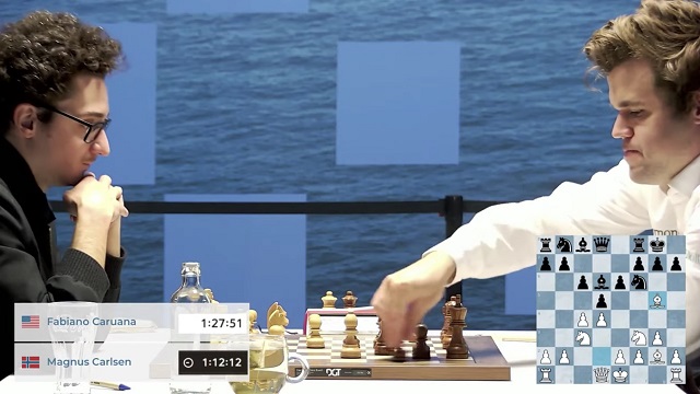 La partida entre Magnus Carlsen y Fabiano Caruana, la más esperada del torneo Tata Steel 2021, terminó en tablas.