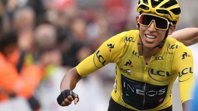 Egan Bernal es el primer ciclista colombiano en ganar el Tour de Francia, lo hizo en la edición de 2019.