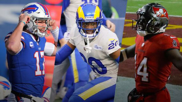 Bills, Carneros y Bucaneros avanzaron en los NFL playoffs