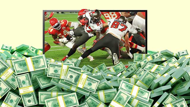 Mundo loco: NFL firmó acuerdo de 100.000 millones de dólares con televisoras por una década