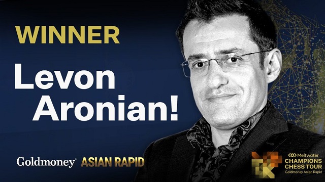 Levon Aronian triunfó en el Goldmoney Asian Rapid