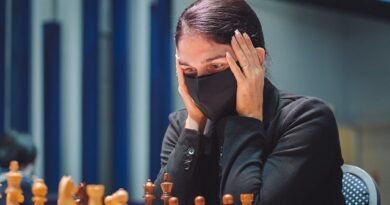 Yasser Quesada y Lisandra Ordaz quedaron eliminados de la Copa Mundial de ajedrez. Foto: Eric Rosen / FIDE.