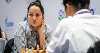 Yerisbel Miranda perdió su primera partida en la Copa Mundial de ajedrez. Foto: FIDE.