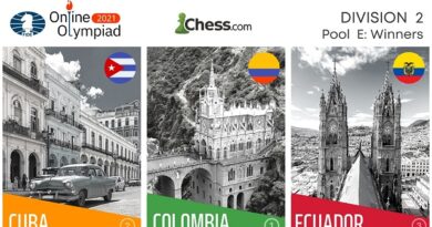 Cuba logró avanzar la División Top de la Olimpiada online de ajedrez