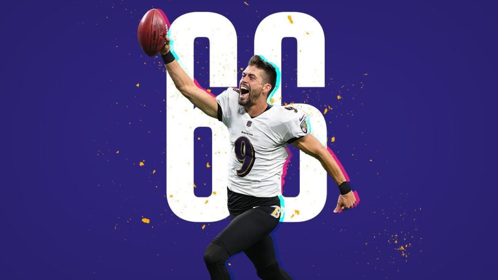 El pateador de los Cuervos de Baltimore, Justin Tucker, logró un récord en la NFL: el gol de campo más largo en la historia: ¡66 yardas!