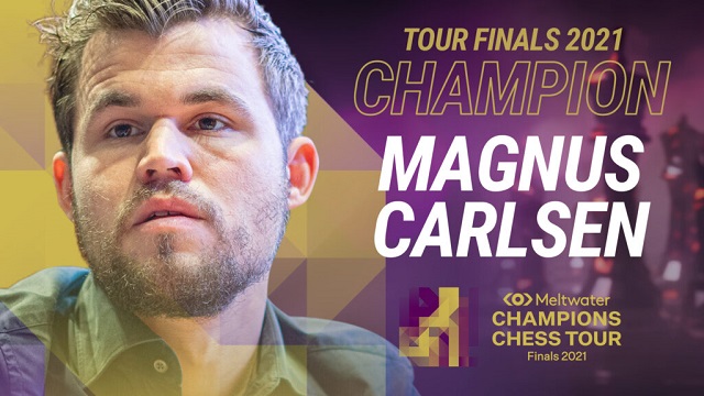 Magnus Carlsen, campeón de las Finales del Champions Chess Tour…con dos rondas de antelación