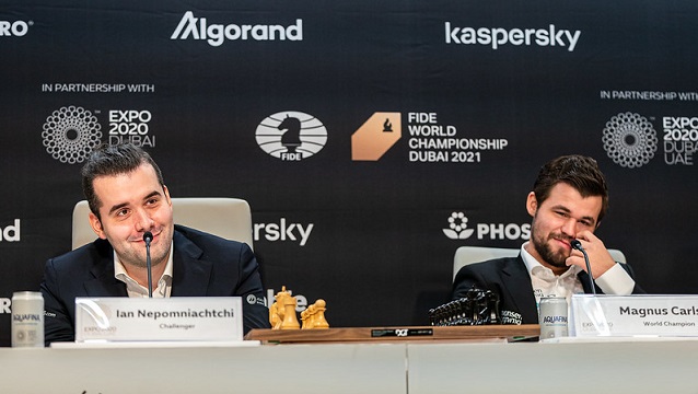 Carlsen vs. Nepomniachtchi: “cuando te sientas en el tablero no tienes amigos”