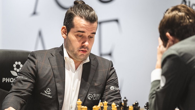 Carlsen vs. Nepo, tablas rápidas en la mitad del match por el título mundial