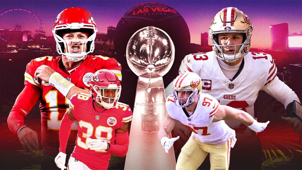 Los 49ers de San Francisco y Jefes de Kansas City se enfrentarán en el Súper Bowl LVIII en Las Vegas. ¿Cuál es el favorito?