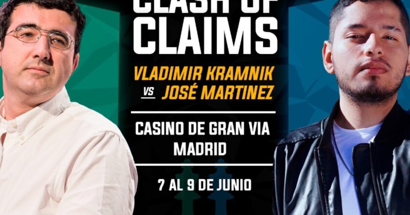 Vladimir Kramnik vs. José Martínez, el “Choque de reclamos” en el ajedrez