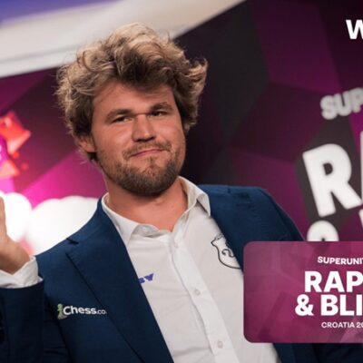 Magnus Carlsen es indetenible… ¡ganó el  SuperUnited Croacia Rápido & Blitz, su sexto torneo consecutivo en 2025!