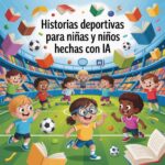 Historias deportivas para niñas y niños hechas con IA