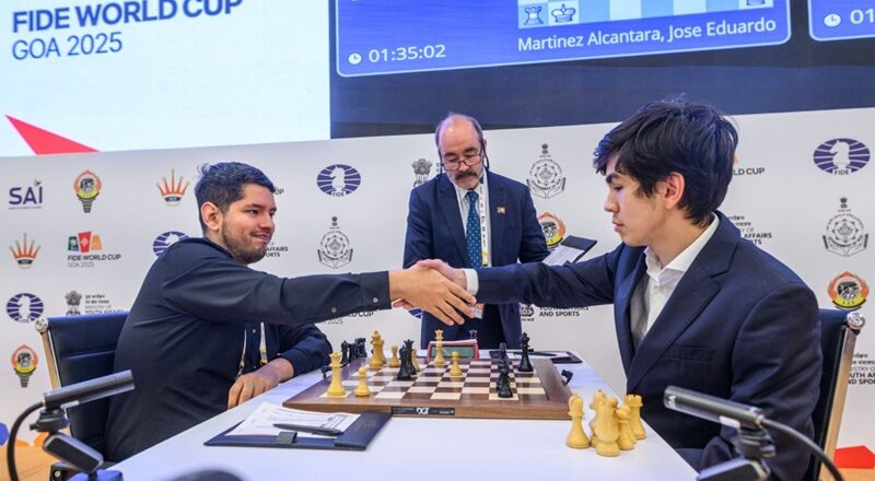José Martínez cayó ante Sindarov en cuartos de final de la Copa Mundial de ajedrez