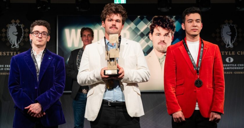 Magnus «El del Bigote» Carlsen ahora también es campeón mundial de la FIDE en Freestyle