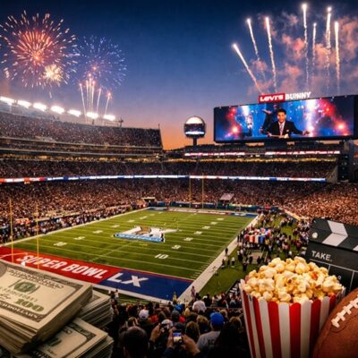 Mundo loco: ¡10 millones por 30 segundos de TV en el Super Bowl LX!
