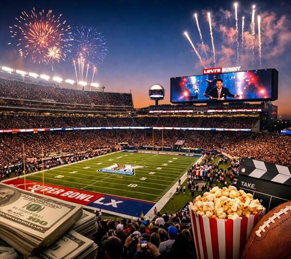Mundo loco: ¡10 millones por 30 segundos de TV en el Super Bowl LX!