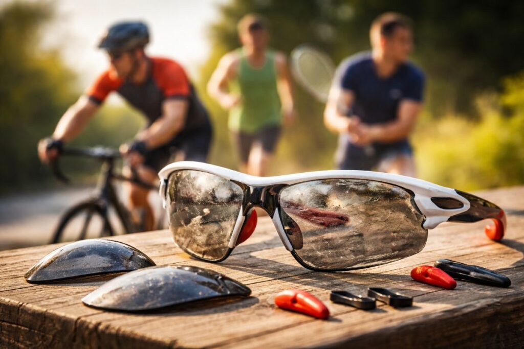 La mayoría de los amateurs comete el error de asumir que unas gafas rayadas equivalen a unas gafas inservibles. Y no