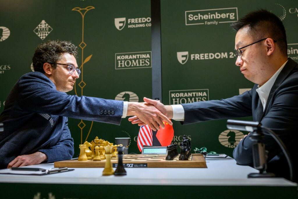Fabiano Caruana comparte la cima del Torneo de Candidatos 2026, con Javokhir Sindarov, ambos con 2.5 puntos.