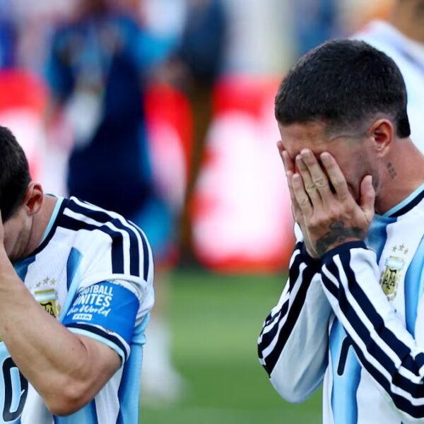 El último baile de Messi terminó en silencio